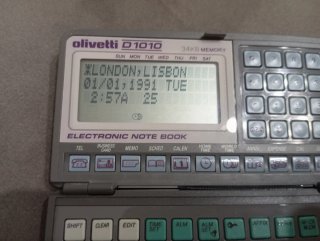 Agenda elettronica tascabile Olivetti D 1010