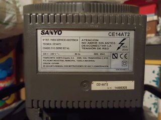 Televisor CRT Sanyo 14 pulgadas