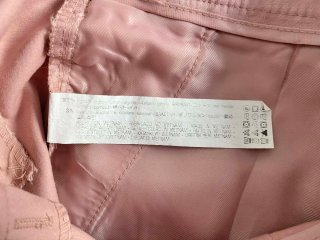 Pantalones de vestir recto rosa Zara Talla S