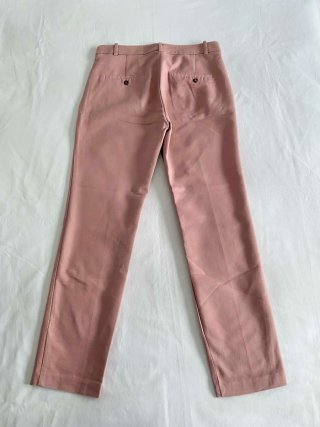 Pantalones de vestir recto rosa Zara Talla S