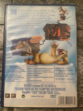 DVD Ice Age: La Edad de Hielo