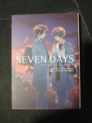 Manga BL 2 tomos Seven days Yaoi