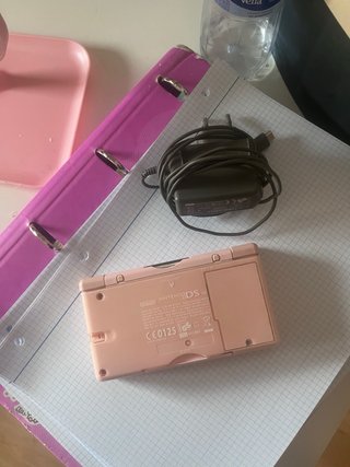 Nintendo DS rosa con cargador