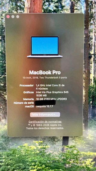 MacBook Pro 13 2019 Plata