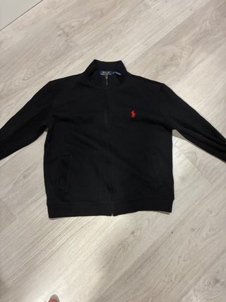 Polo Ralph Lauren Jersey Cremallera Negro