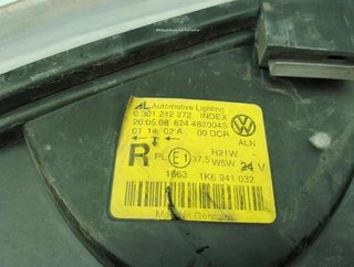 Faro derecho volkswagen 1k6941040 golf v 23818842