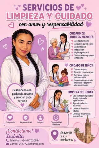 Mi nombre es isabella, soy auxiliar de enfermería