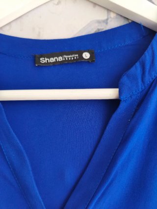 Camisa azul electrico shana blusa mujer