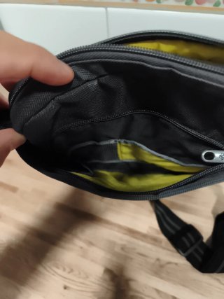 Bolso bandolera Samsonite gris