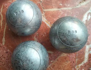 3 palline da bocce professionali JB 75 690
