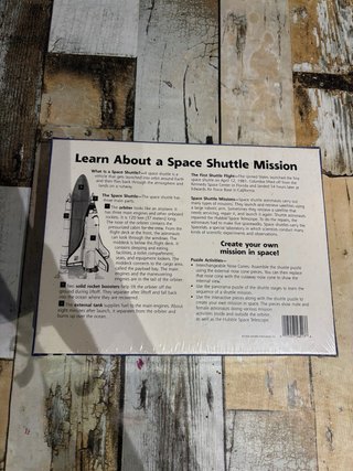 Space Shuttle Mission Puzzle Gigante Vintage 93 cm