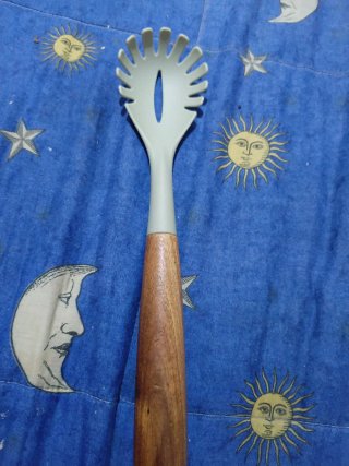 Set Utensilios Cocina Madera y Plástico