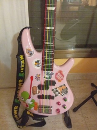 Bajo Ibanez SR180 Rosa con mejoras