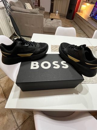 Scarpe BOSS nere e oro