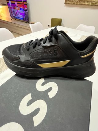 Scarpe BOSS nere e oro