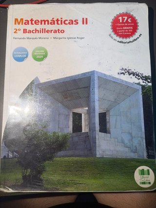 Libro 2º Bachillerato Matematicas II tulibre
