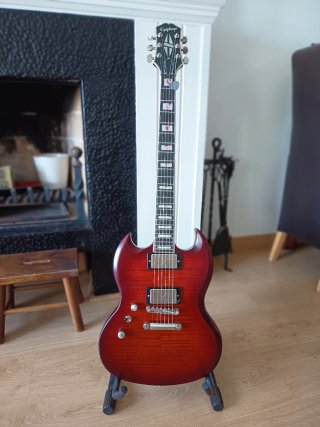 Epiphone SG Prophecy Zurda + funda Epiphone