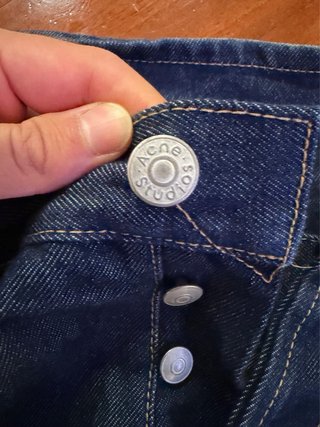 Acne Studios 1981 Jeans Taglia 50/L Blu