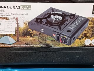 Fornello a Gas da Campeggio Portatile con Valigetta