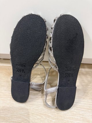 Sandalias Zara Talla 36 Plata