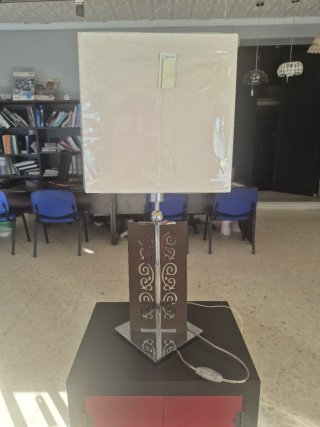 Lámpara Rigarlamp con pantalla