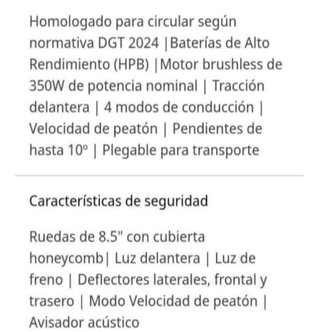 Patinete Eléctrico Homologado DGT