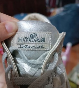 Scarpe Hogan donna beige/argento