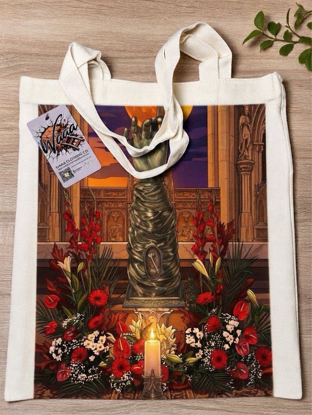 Totebag Waaa Tarragona bajo la Luna