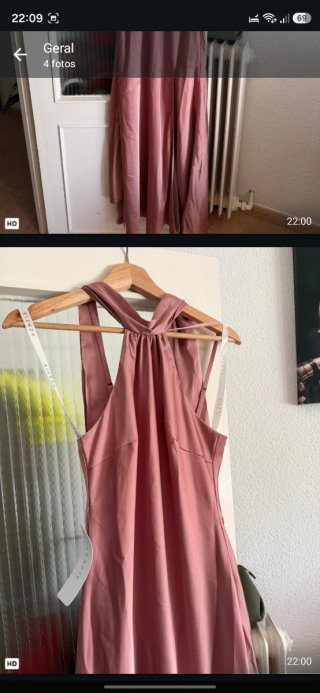 Vestido de fiesta rosa Azazie