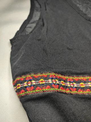 Camiseta sin mangas y abierta estilo Boho / Fairyc