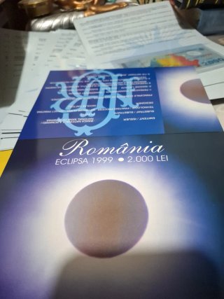 Billete 2000 Lei Rumanía Eclipse Polímero 2000
