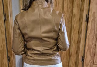 Chaqueta de cuero Hugo Boss Talla M