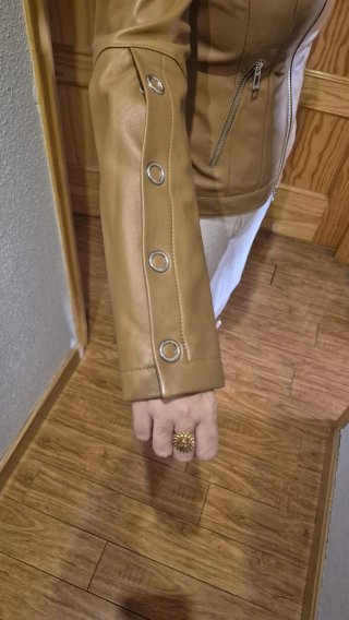 Chaqueta de cuero Hugo Boss Talla M