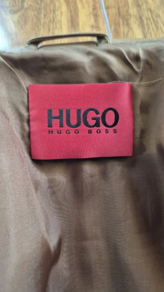Chaqueta de cuero Hugo Boss Talla M
