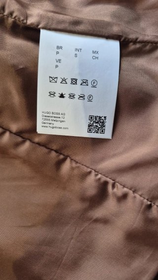 Chaqueta de cuero Hugo Boss Talla M