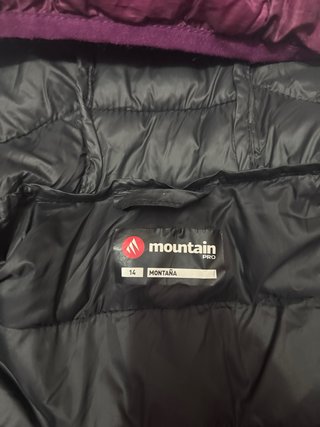 Chaqueta Mountain Pro niña morada Talla M