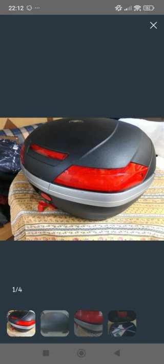 Baúl Shad para moto