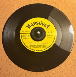 Disco 45 RPM José de Sousa - Verde Vinho