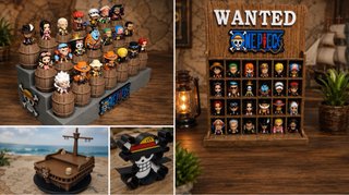 Expositores Funko Pop One Piece