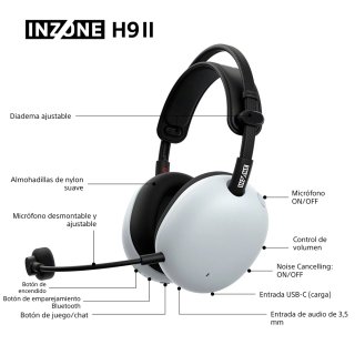 Auriculares Gaming Sony H9 II PS5 segunda mano.