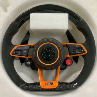 Volante Volkswagen RS Naranja Carbono
