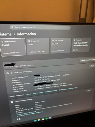 PC GAMING RTX 4060 / 32GB RAM