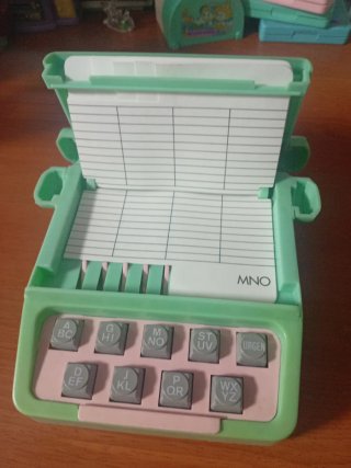Agenda teléfonica automática maquina escribir Vint