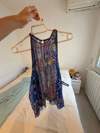 Blusa Zara Estampada Multicolor