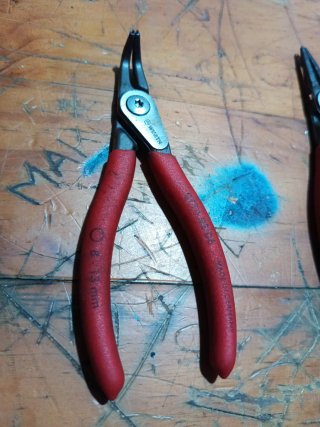 Alicates Wurth para Circlips