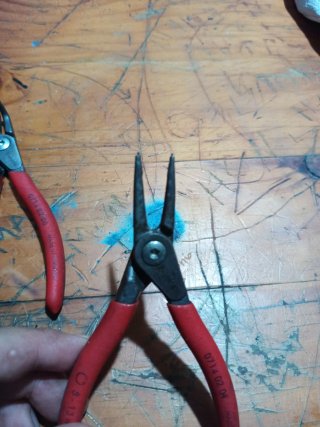 Alicates Wurth para Circlips