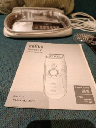 Depiladora Braun Silk-épil 7 Dual Epilator