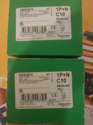 3 x Interruptor Diferencial 2P 10A Vigi DPN