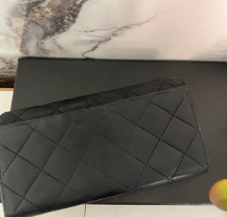 Elegante cartera Chanel Negra piel