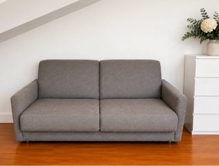Sofá- cama 2 plazas gris topo